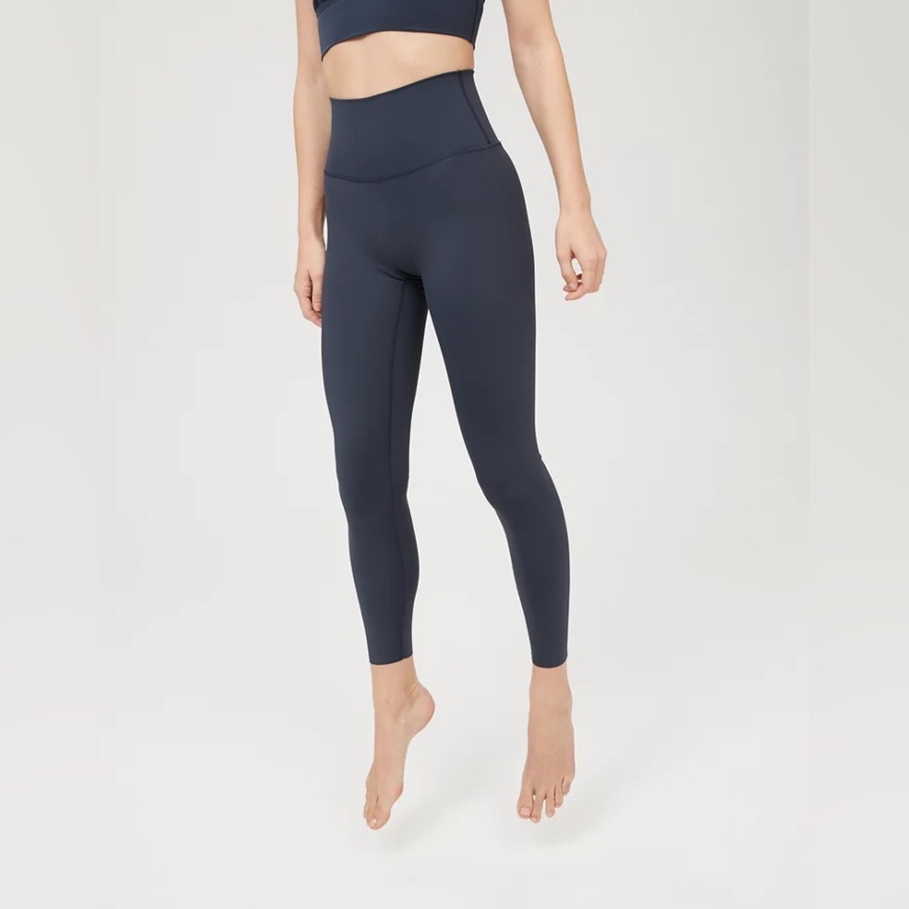 Aerie Offline 7/8 Leggings Hi Rise Long Inseam in Steel Blue